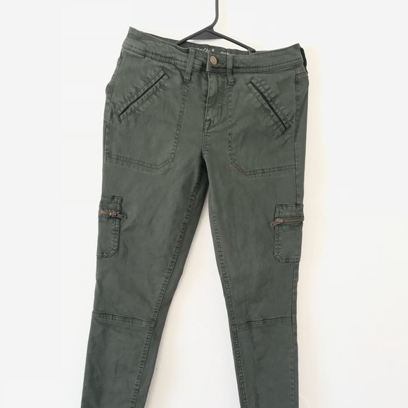 Dark green olive ( Mid Rise ) jegging - Picture 2 of 4